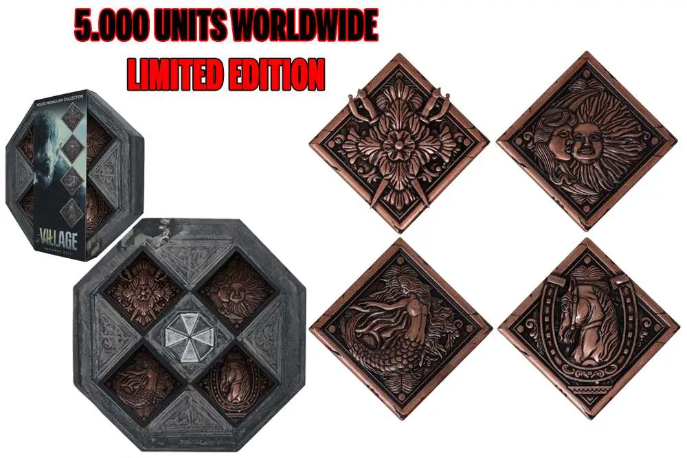 RESIDENT EVIL - Viii Réplique.house Crest Set - Figurine